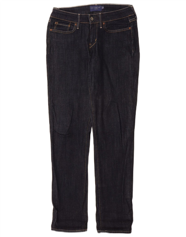 Calça jeans feminina Levi's Slight Curve Slim W27 L31 azul marinho algodão