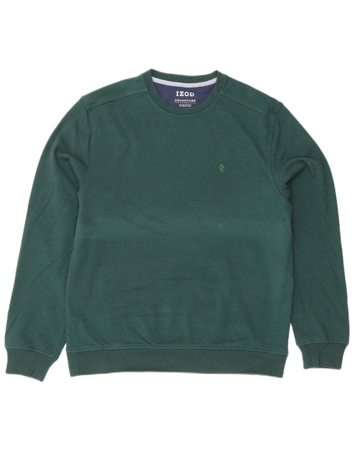 IZOD moletom masculino jumper médio algodão verde