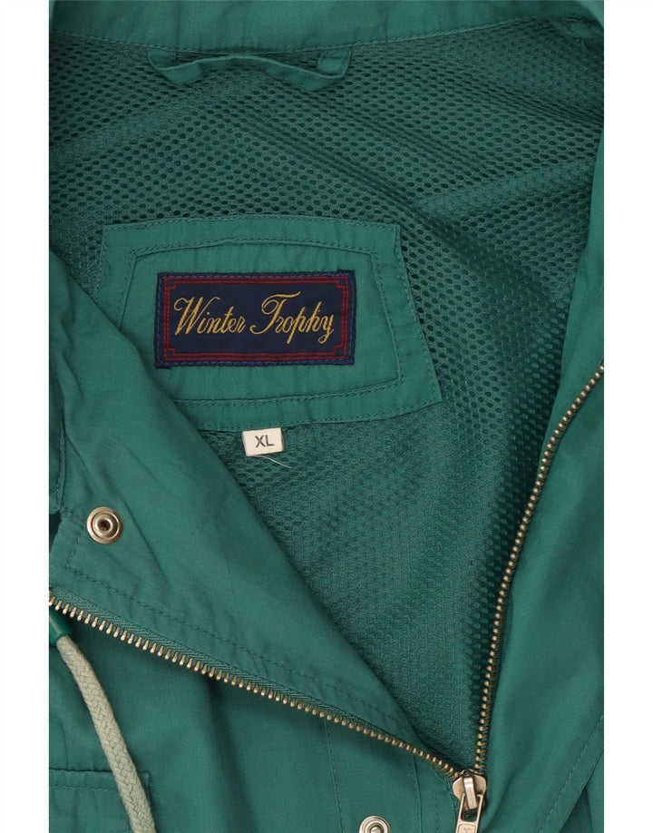 Jaqueta militar masculina vintage UK 42 XL verde