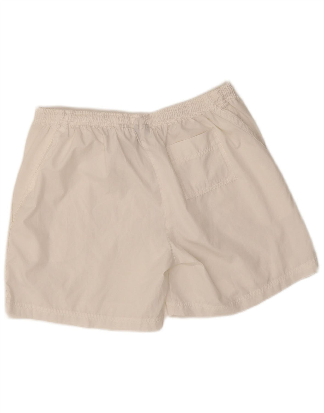 Shorts esportivos femininos Nike UK 14/16 grande poliéster branco
