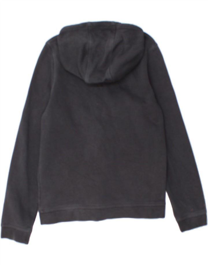 NIKE Boys Zip Hoodie Sweater 12-13 Years Large Black Cotton Vintage Nike and Second-Hand Nike from Messina Hembry 