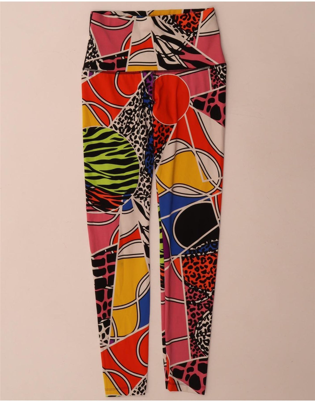 Leggings Adidas Aeroready Femininas UK 8/10 Pequenas Multicoloridas