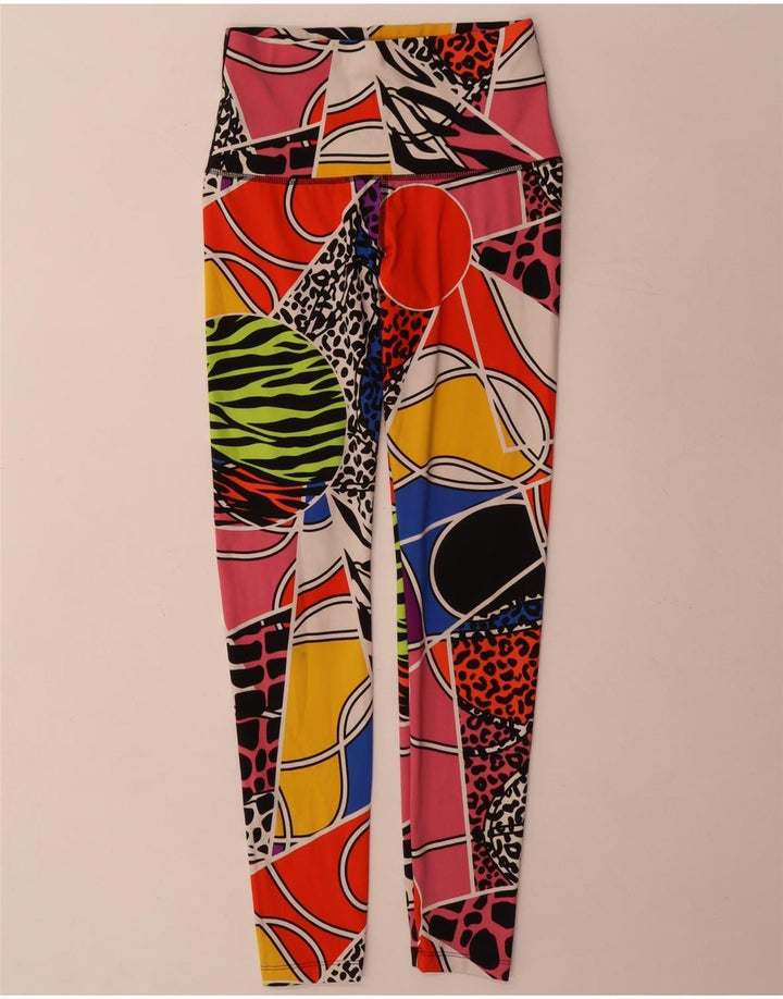Leggings Adidas Aeroready Femininas UK 8/10 Pequenas Multicoloridas