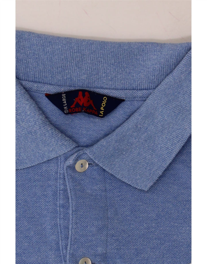 KAPPA Mens Polo Shirt XL Blue Cotton Vintage Kappa and Second-Hand Kappa from Messina Hembry 
