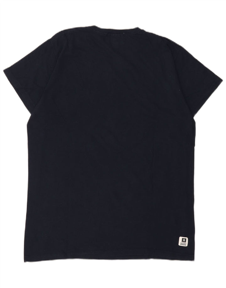 Camiseta masculina Pickwick com estampa gráfica grande azul marinho