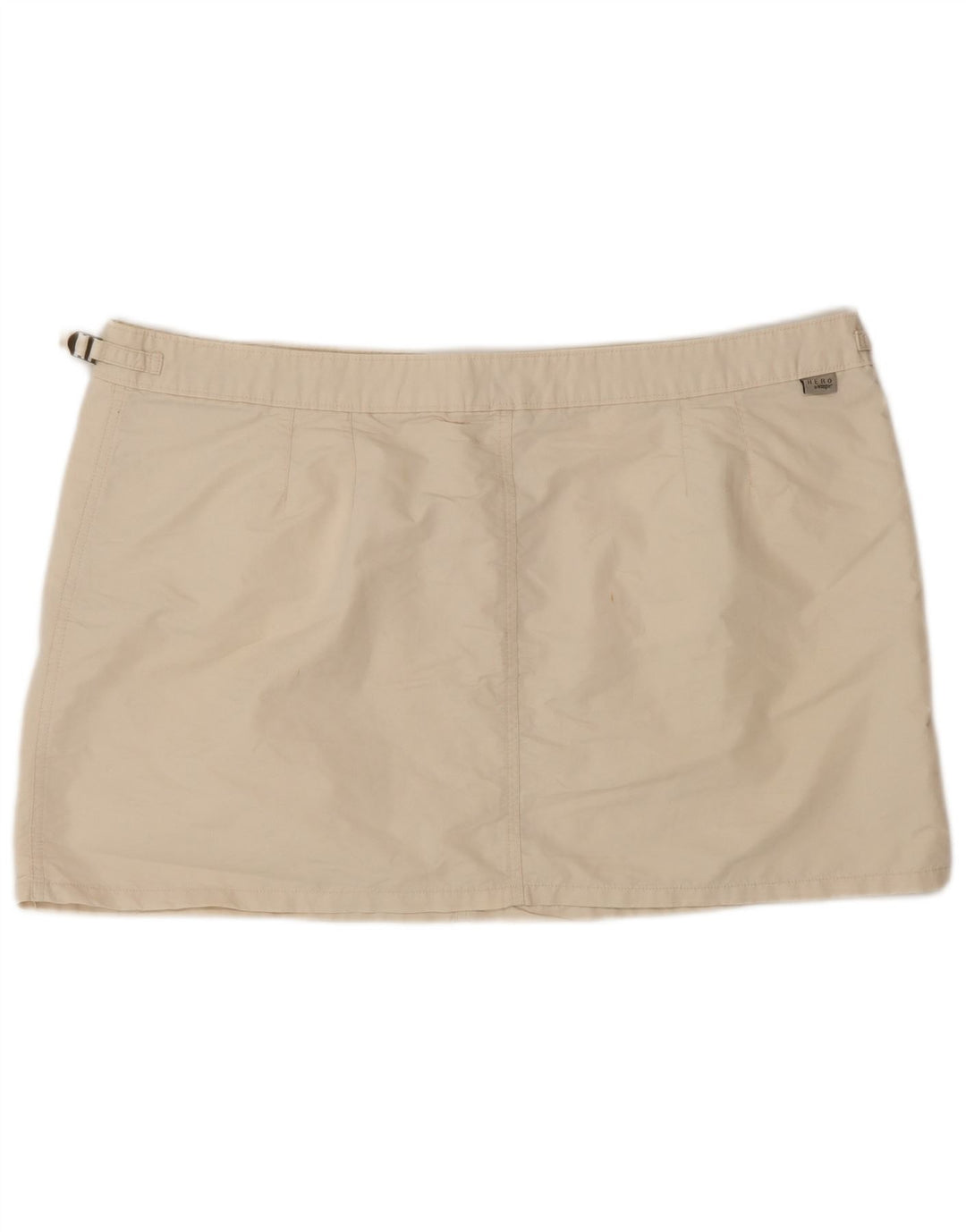 Mini saia feminina Wrangler W38 XL algodão bege