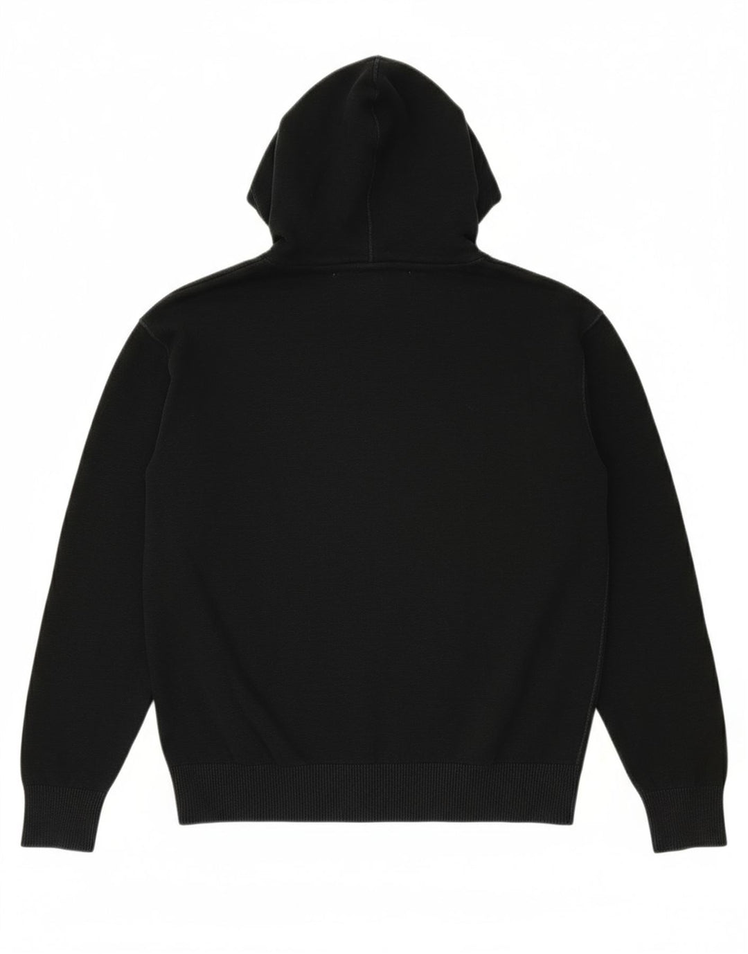 Suéter masculino com capuz GAS pequeno algodão preto
