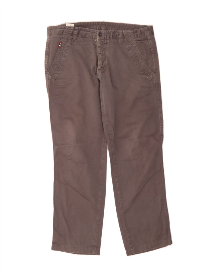 NAPAPIJRI Mens Straight Chino Trousers W36 L28 Grey Cotton Vintage Napapijri and Second-Hand Napapijri from Messina Hembry 