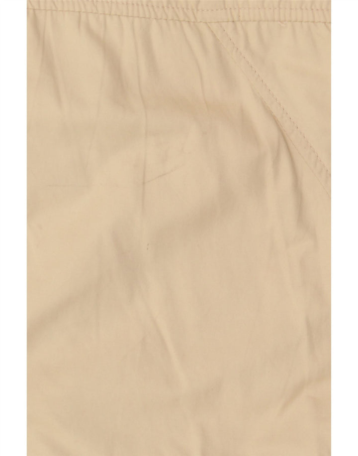 Jaqueta bomber masculina Sergio Tacchini UK 40 grande algodão bege