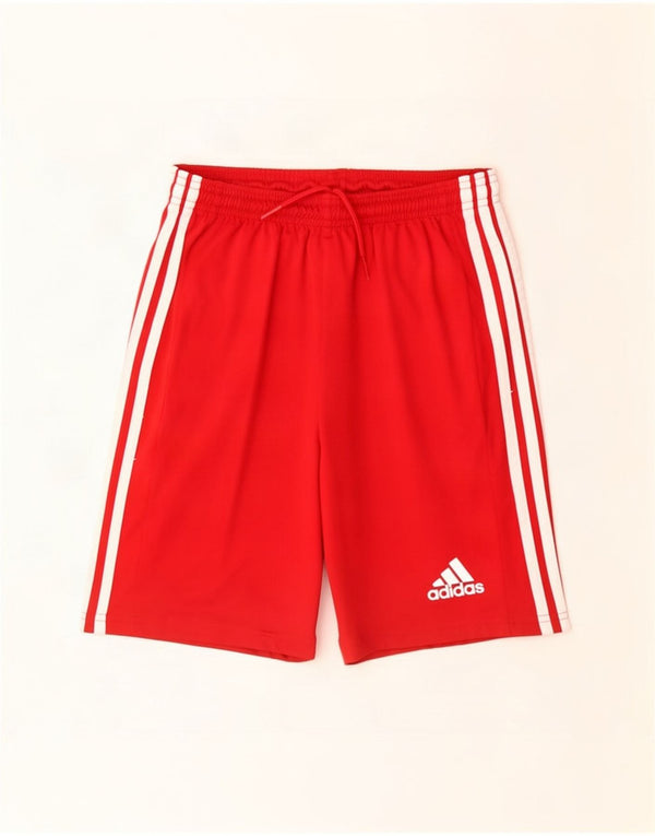 Calções desportivos Adidas Boys Aeroready 13-14 anos poliéster vermelho