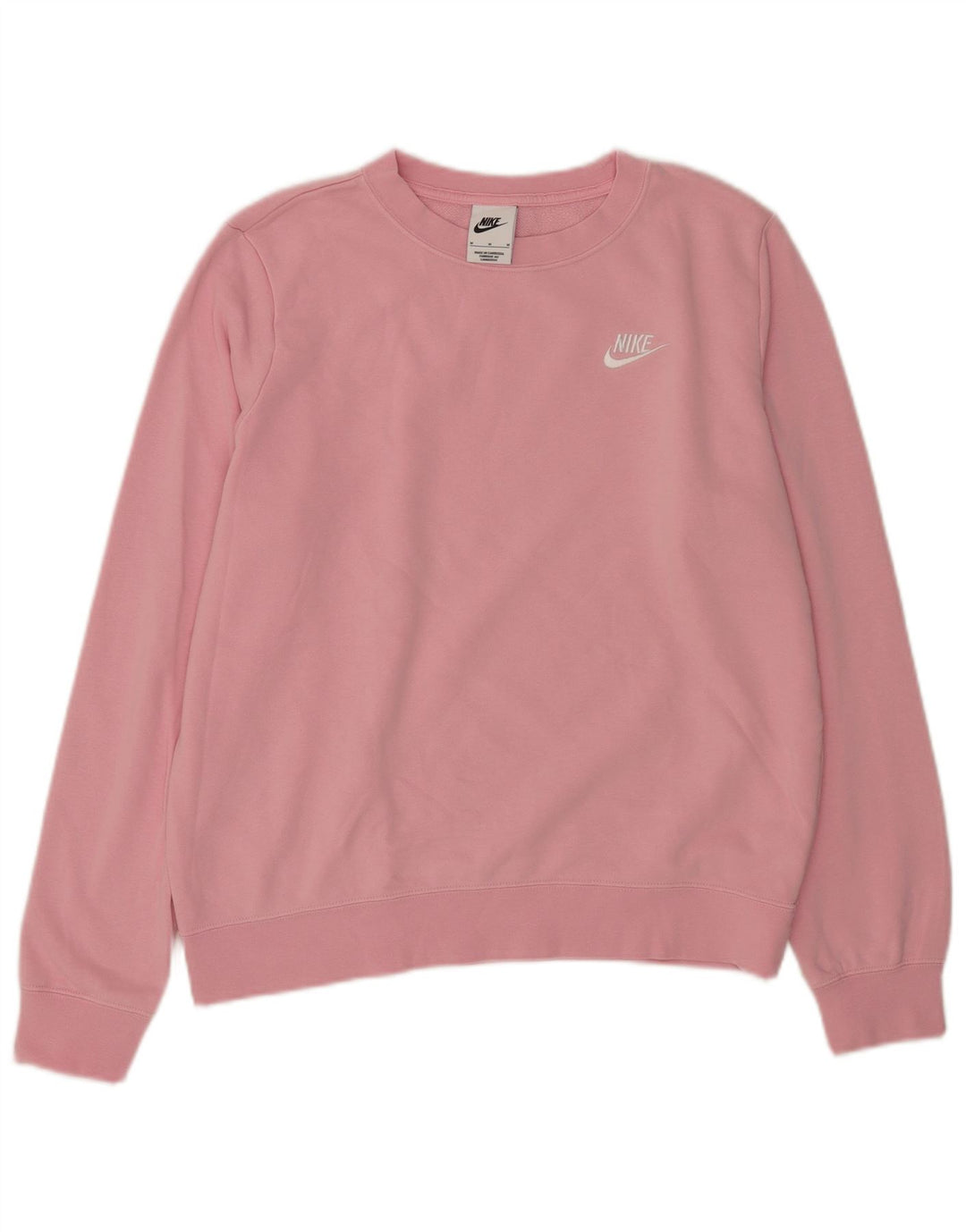 Moletom feminino Nike Jumper UK 14 médio algodão rosa