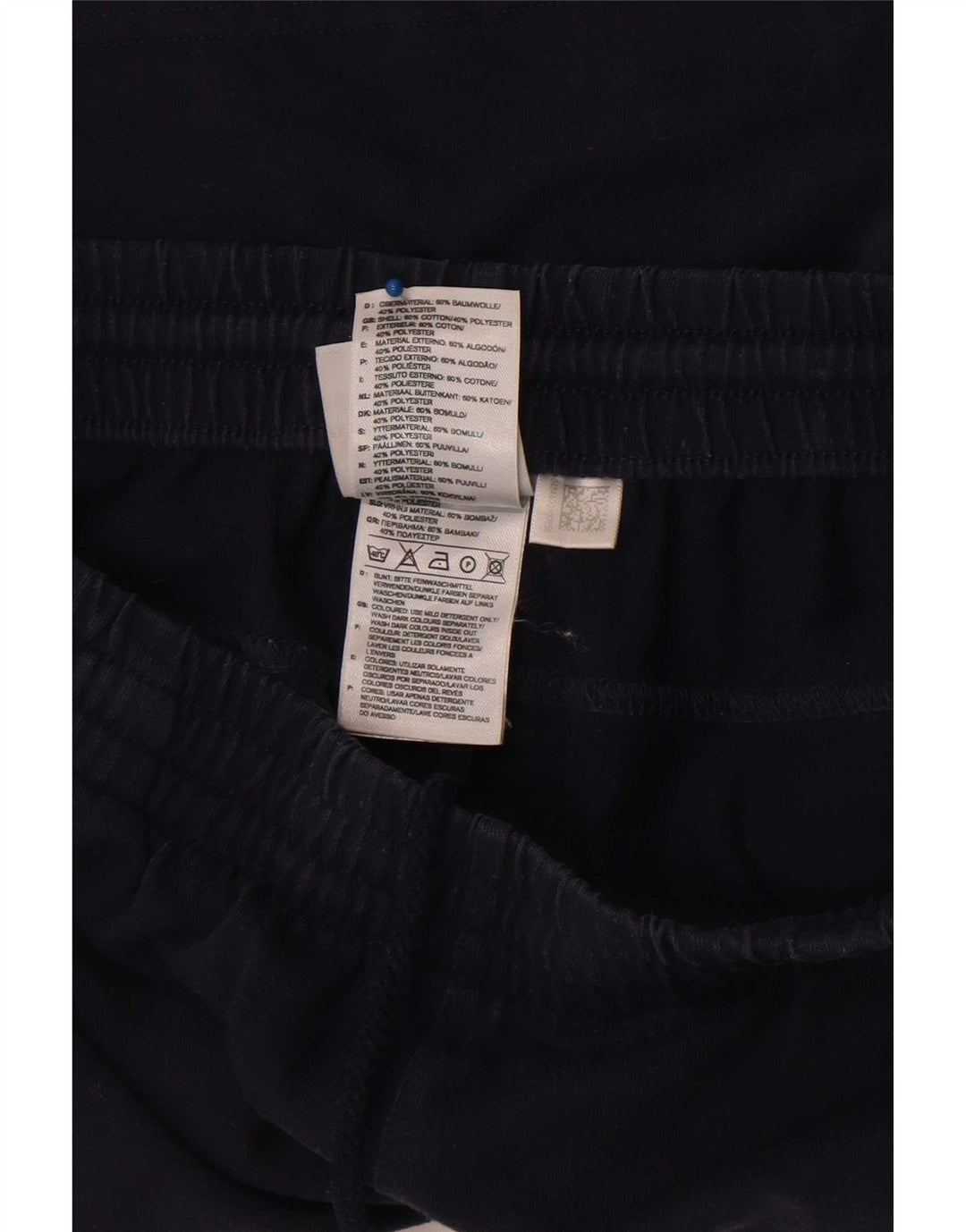 Adidas Mens Sport Shorts Médio Azul Marinho Algodão