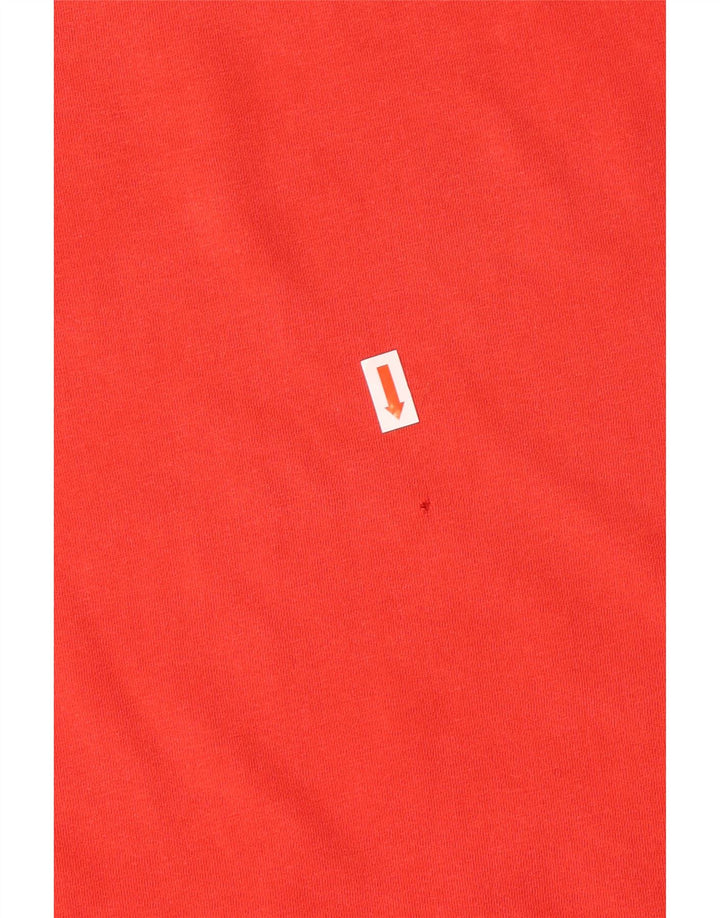 PUMA Mens Graphic Vest Top Grande Algodão Vermelho