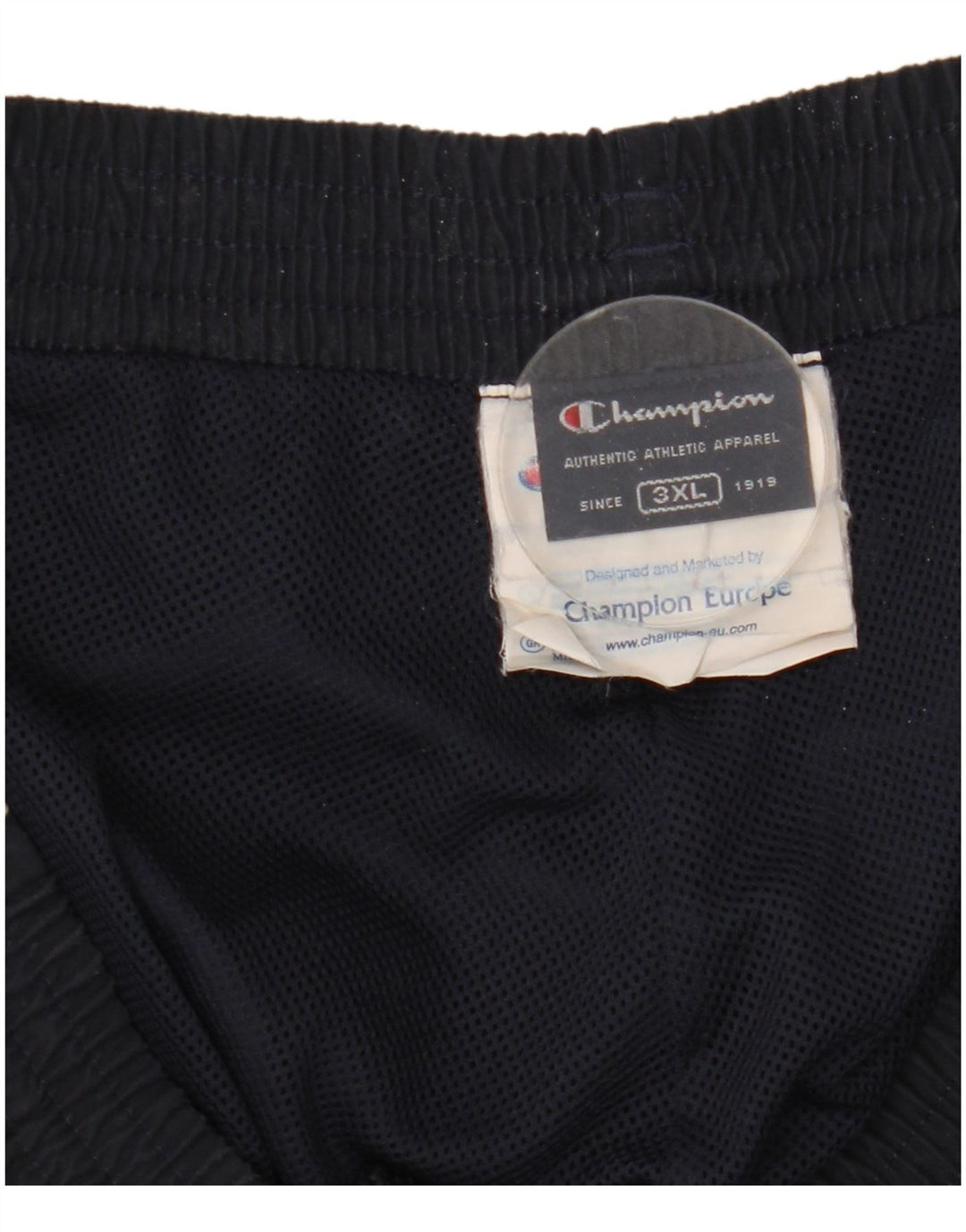 Calça de treino masculina Champion 3XL poliéster azul marinho