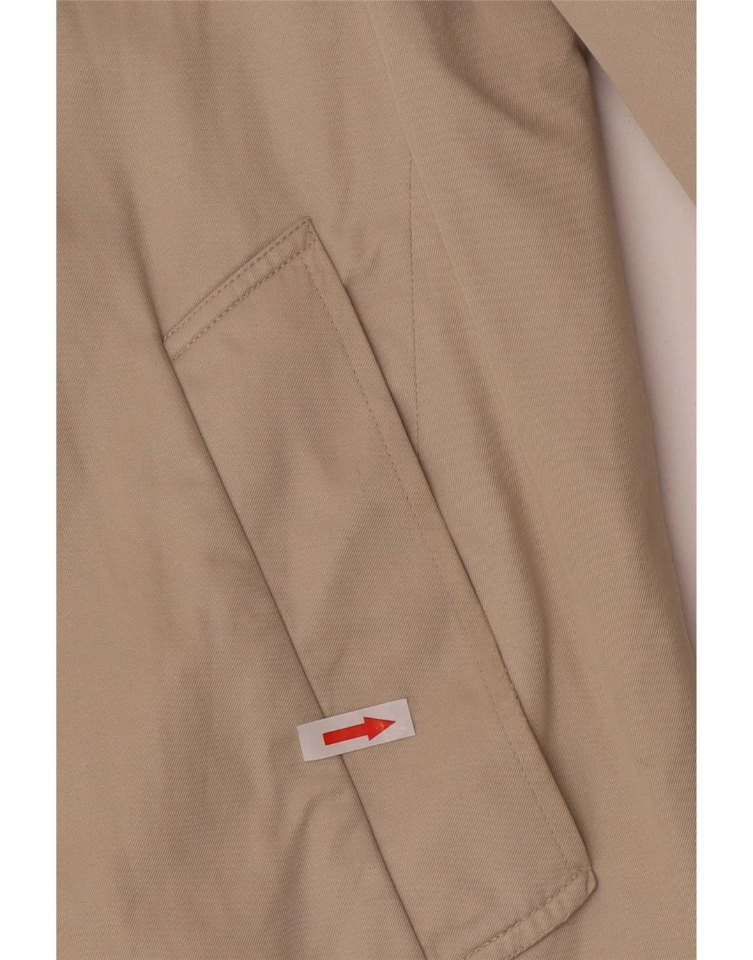 Sobretudo masculino Aquascutum UK 40 grande algodão bege