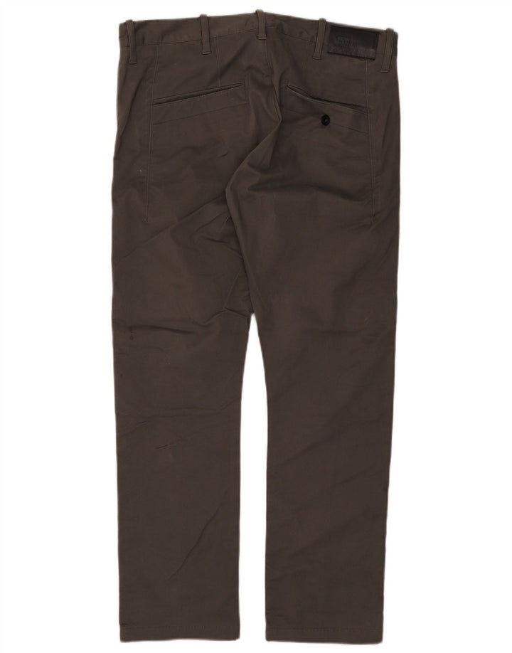 Calça chino reta masculina G-Star W36 L29 cáqui