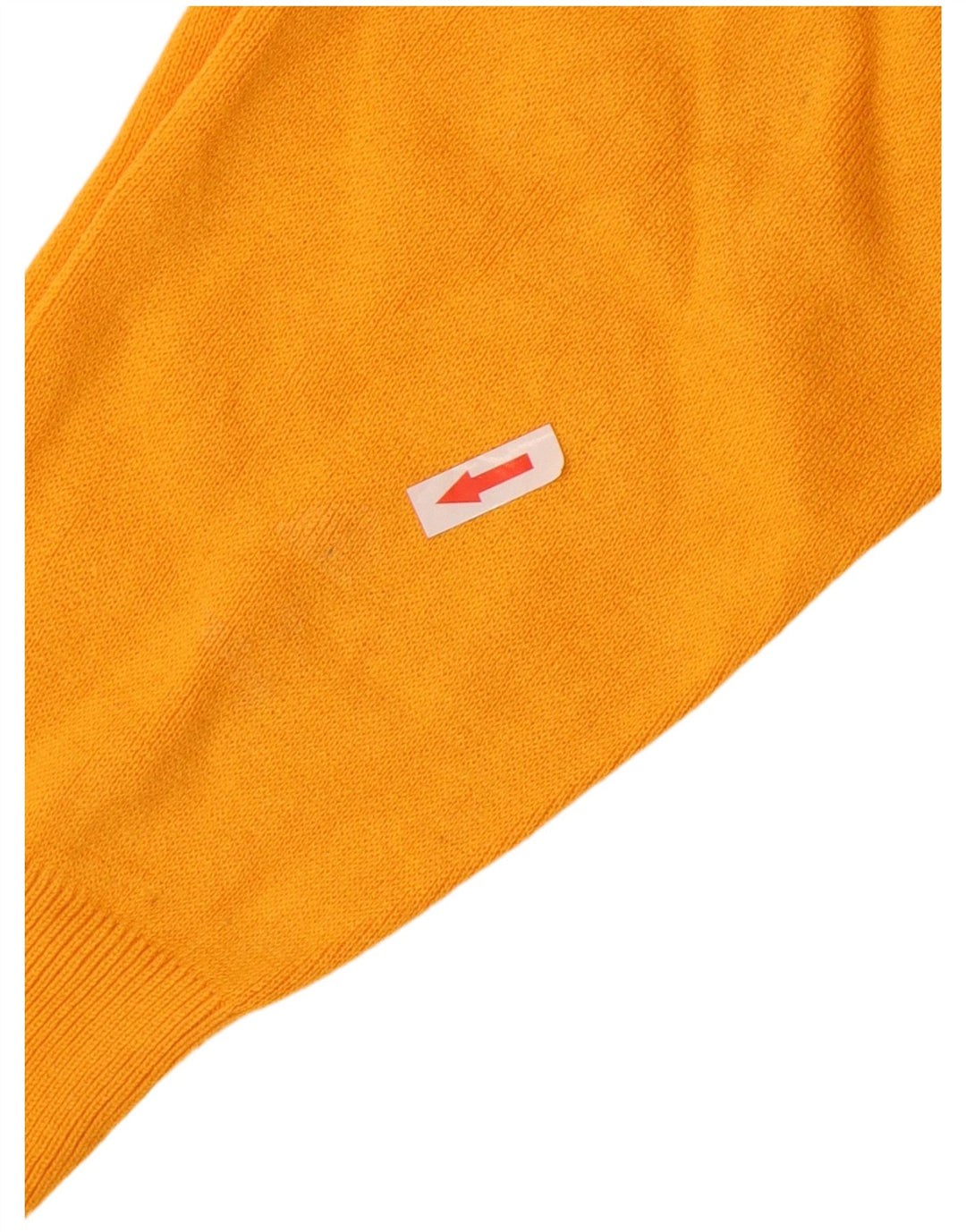 Suéter masculino Zara com gola redonda, grande algodão amarelo