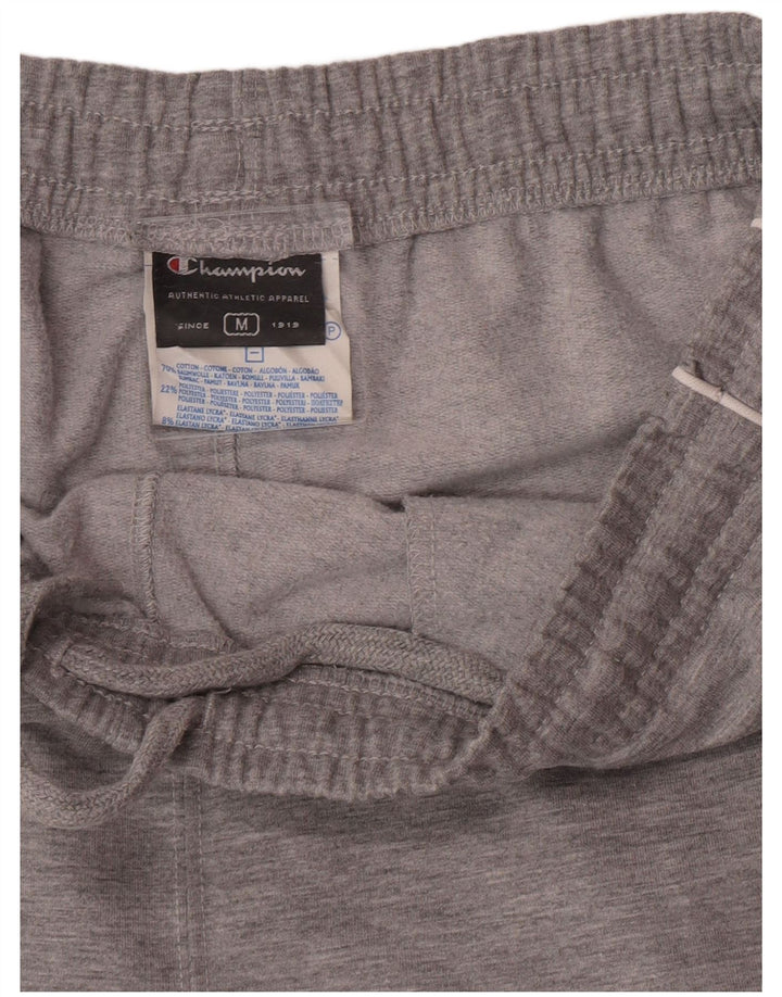 Calça esportiva masculina Champion Joggers de algodão cinza médio