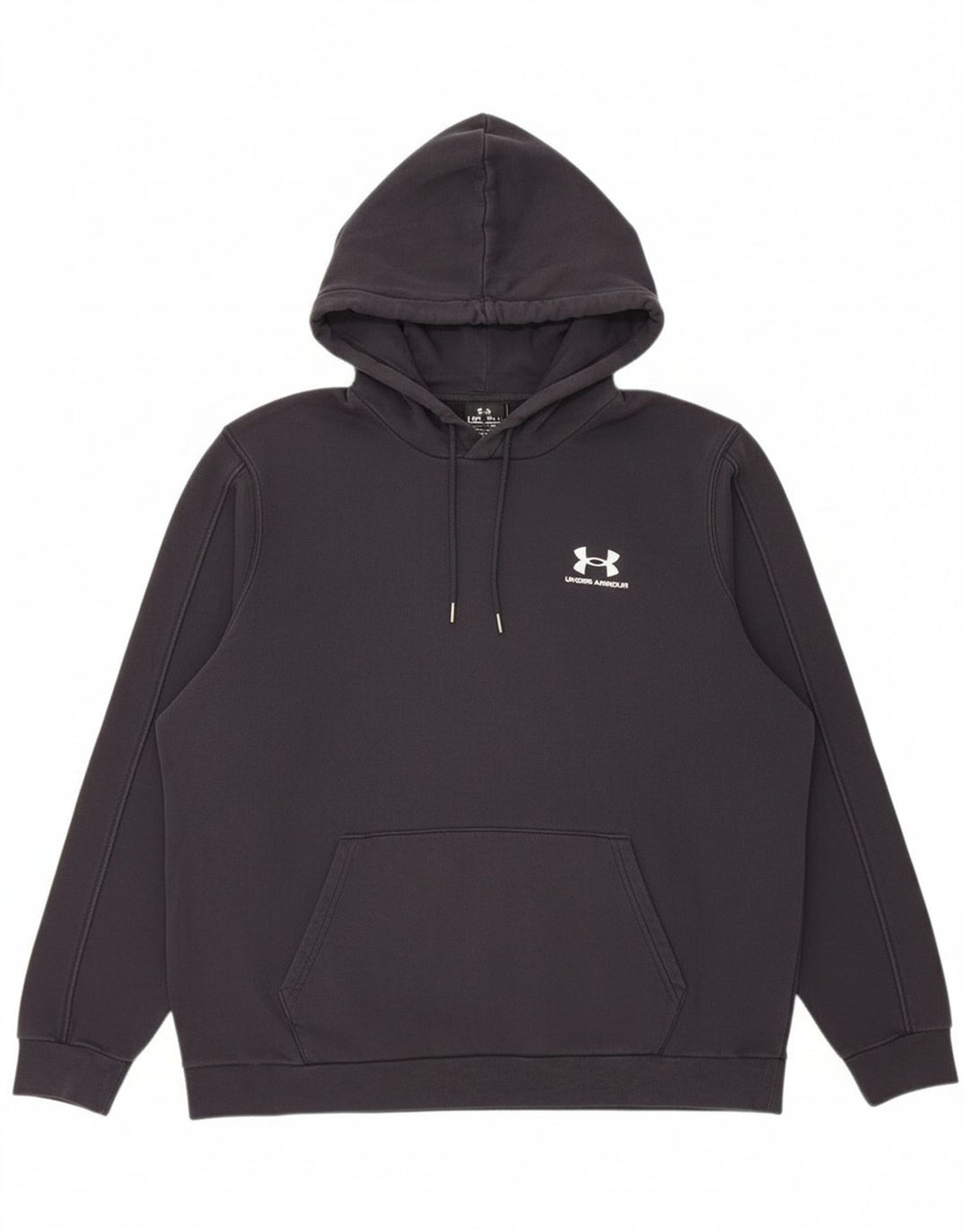 Under Armour Mens Hoodie Jumper Grande Algodão Preto