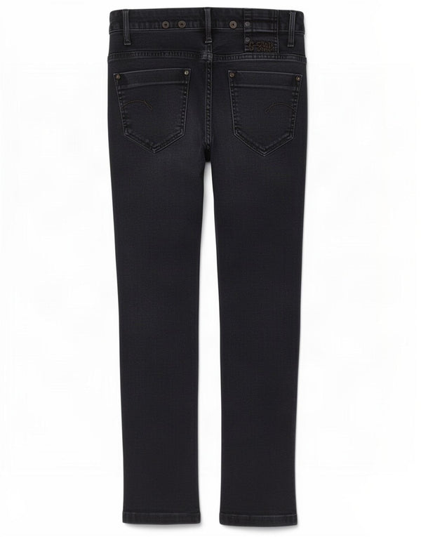 G-Star feminino Midge cintura baixa jeans slim W27 L28 algodão azul marinho