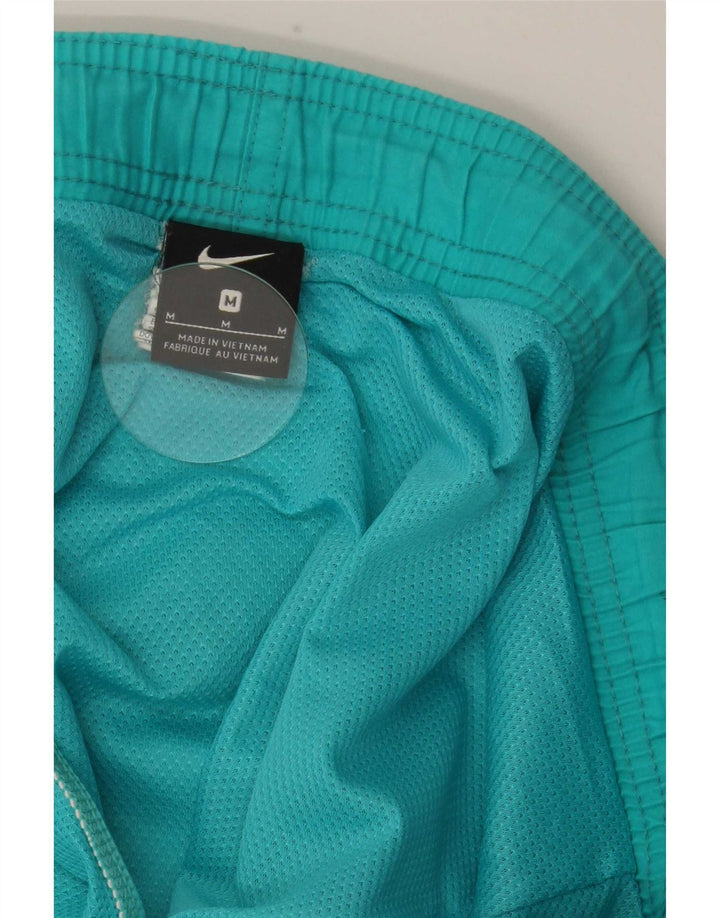 Shorts de natação masculinos Nike Graphic azul médio poliéster