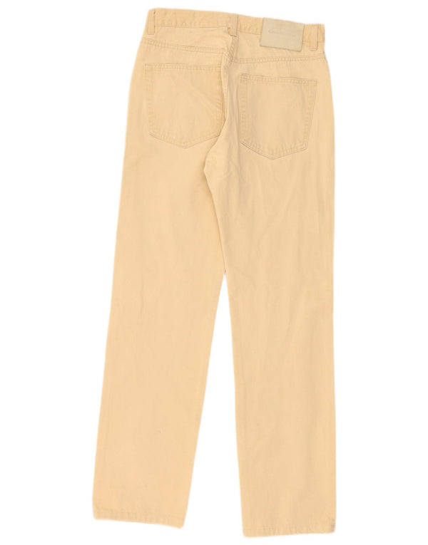 Calça jeans reta masculina Calvin Klein W30 L30 algodão bege