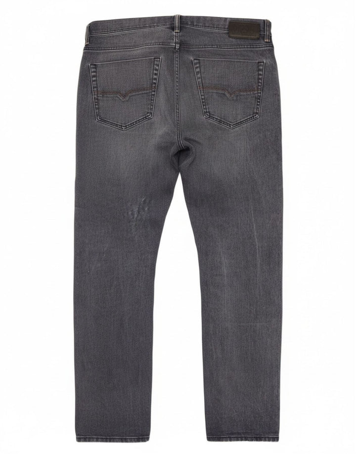 Diesel Mens Slim Jeans W36 L31 Azul Marinho Algodão