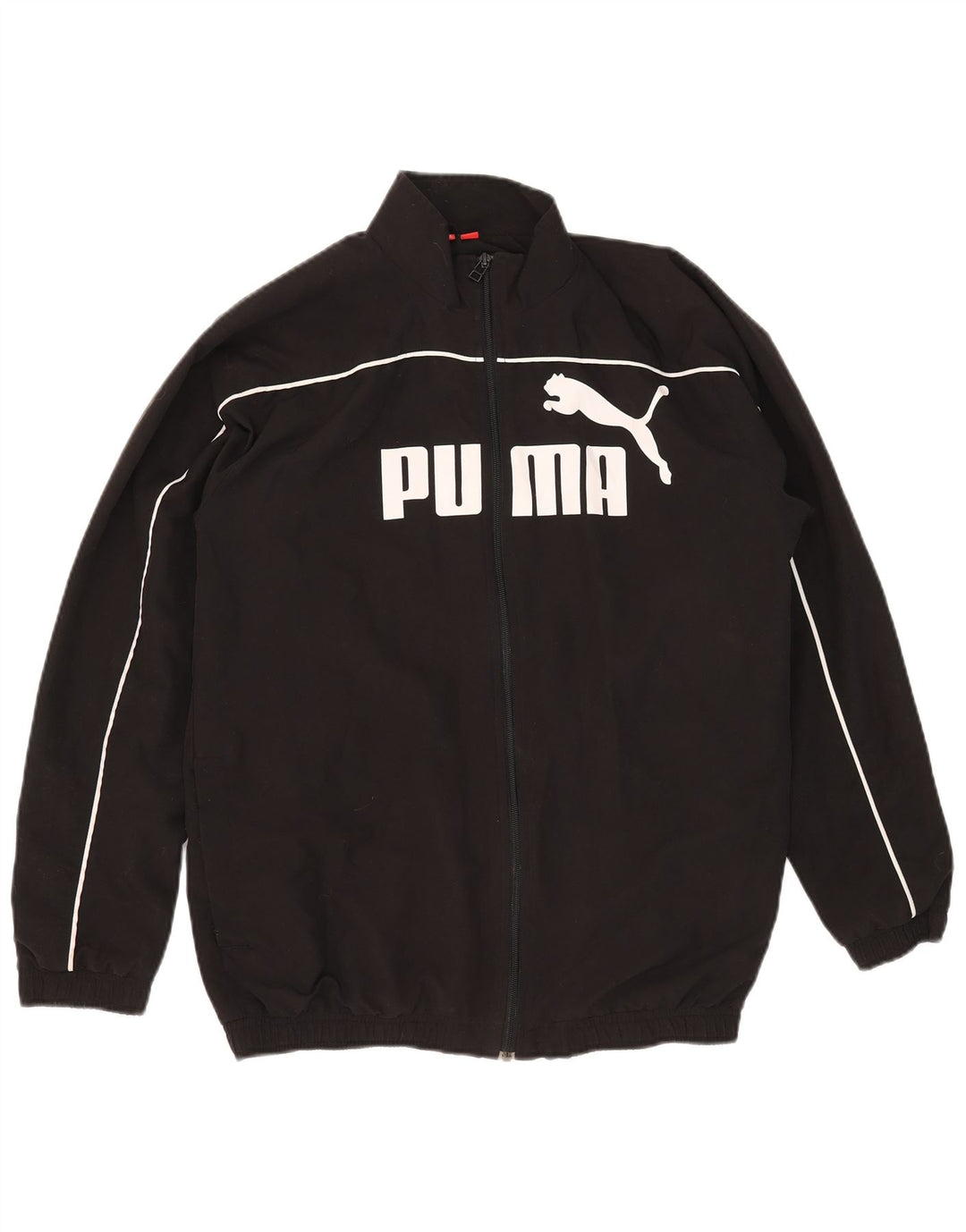 Casaco Puma Boys Graphic Tracksuit Top 15-16 Anos Preto Poliéster