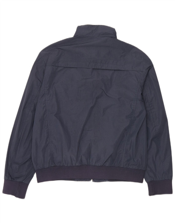 Jaqueta bomber masculina Wampum UK 40 grande poliéster azul marinho