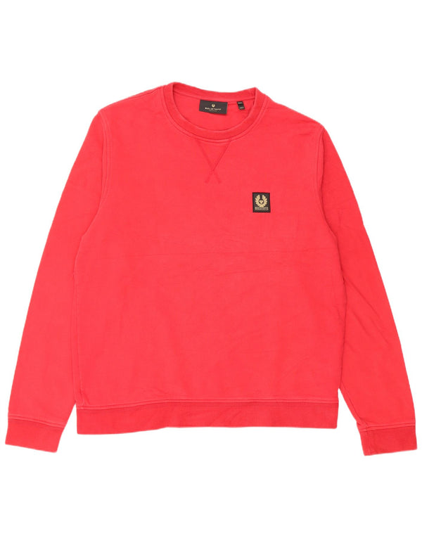 Belstaff moletom masculino jumper 2XL algodão vermelho