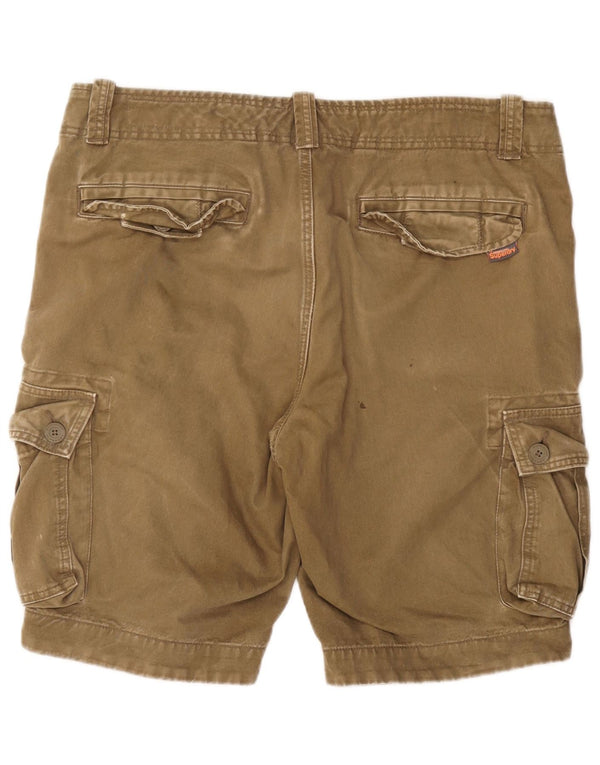 SUPERDRY Mens Cargo Shorts 2XL W42 Khaki