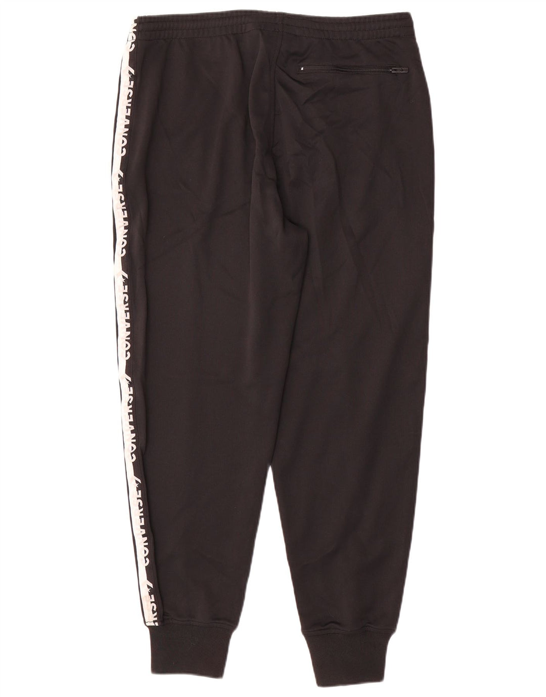 Calça esportiva masculina CONVERSE com estampa gráfica grande bloco colorido preto