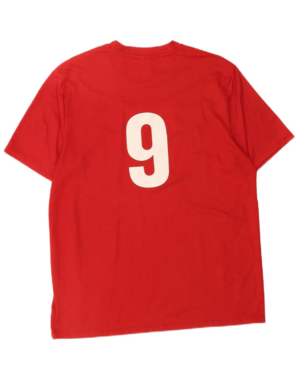 Camiseta Nike Masculina Dri Fit Graphic Top XL Vermelho Colorblock Poliéster