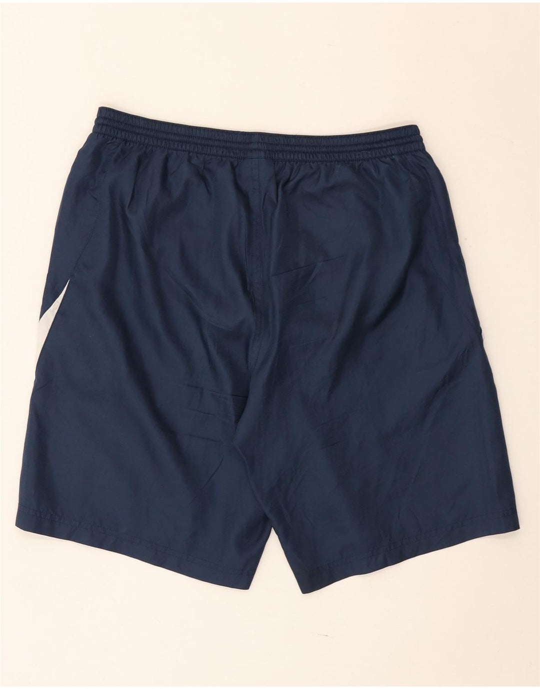 Shorts esportivos masculinos Asics grande poliéster colorblock azul marinho