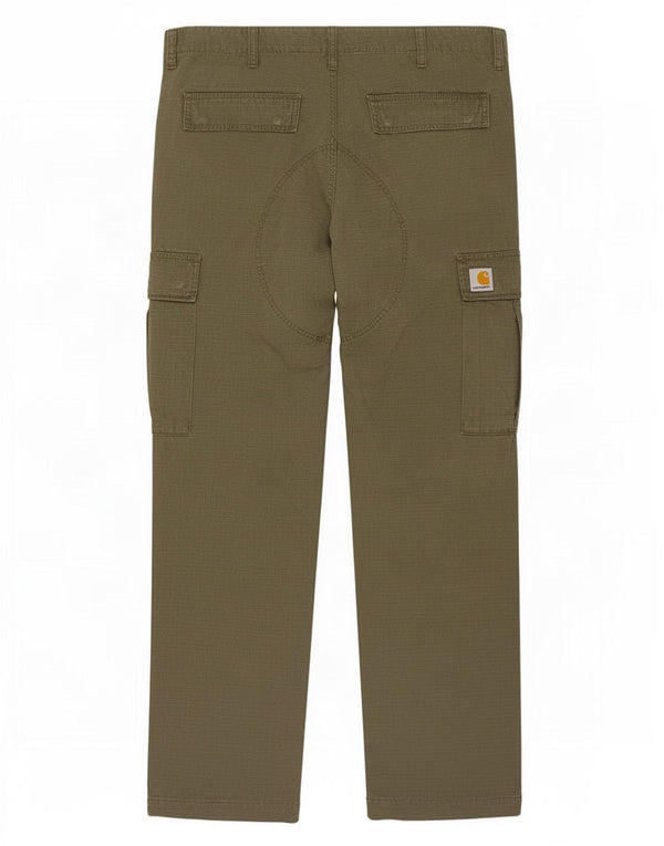 Calça cargo masculina Carhartt reta W36 L34 cáqui xadrez algodão