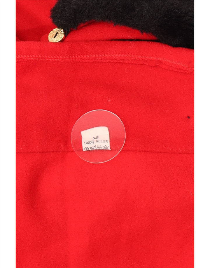 Casaco Poncho Feminino Vintage Tamanho Único Vermelho