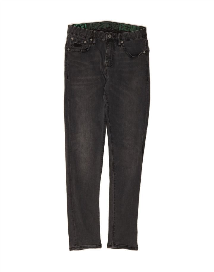 SUPERDRY Womens Skinny Jeans W30 L32 Grey Cotton Vintage Superdry and Second-Hand Superdry from Messina Hembry 