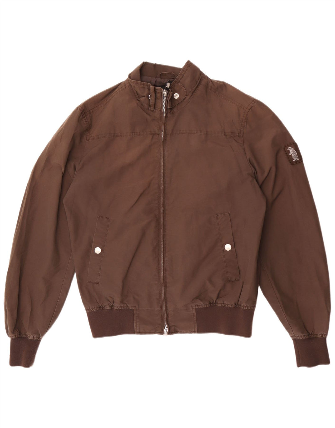 Jaqueta bomber masculina Refrigue UK 40 grande marrom nylon