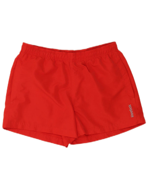 Shorts esportivos masculinos Reebok grandes vermelhos