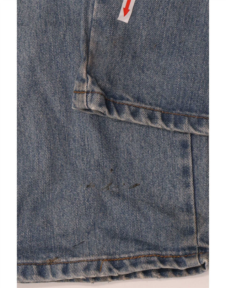 Wrangler Masculino Texas Straight Jeans W38 L32 Azul Algodão