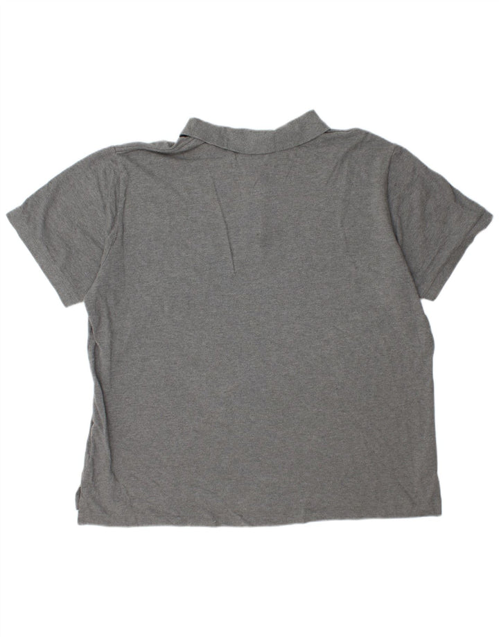 Camisa polo masculina EDDIE BAUER 2XL algodão cinza