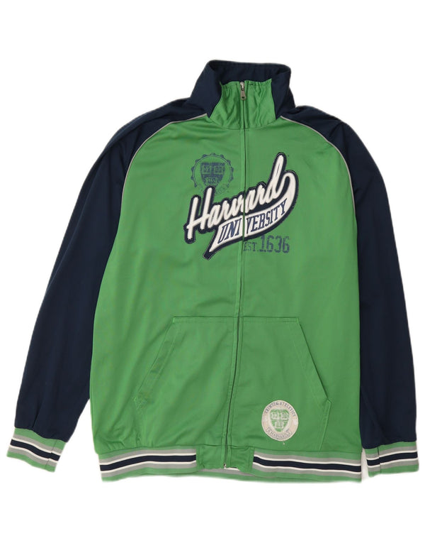 Jaqueta Champion Boys Harvard University Tracksuit Top 13-14 Anos XL Verde