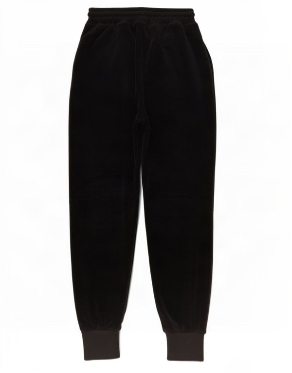 Calça Adidas Feminina Velour Tracksuit Joggers UK 12 Médio Preto
