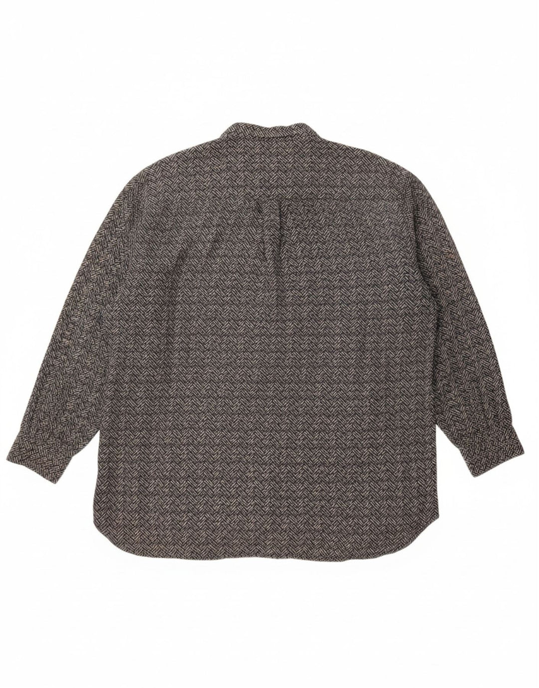 Camisa masculina VINTAGE XL cinza geométrica