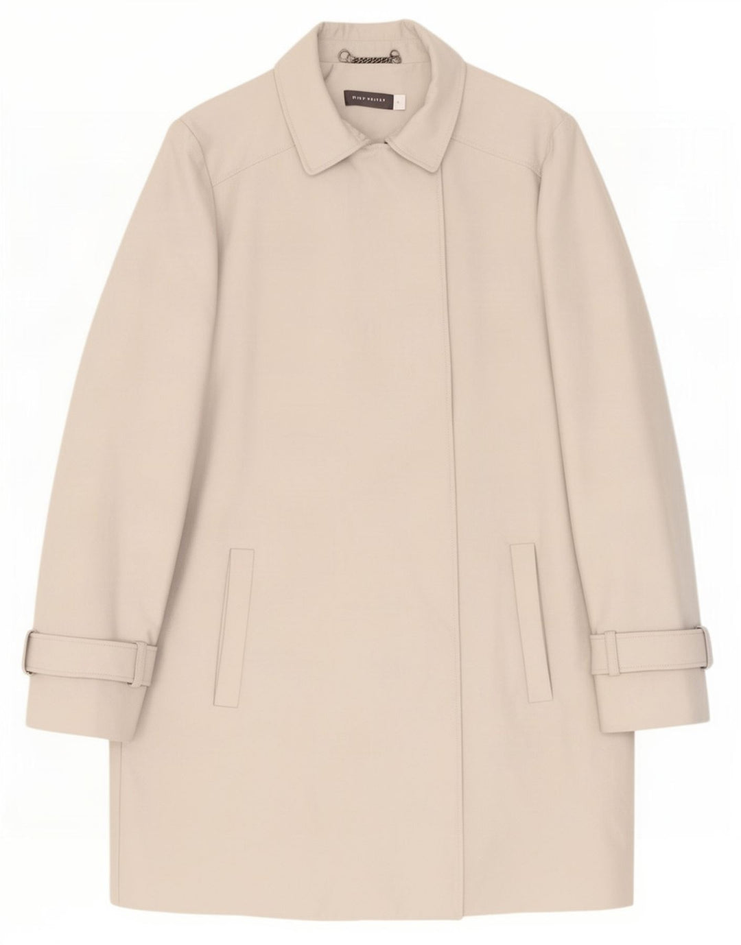 Sobretudo feminino MINT VELVET UK 14 poliéster cinza médio