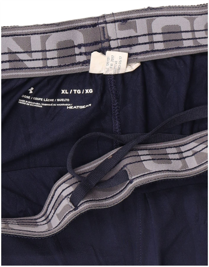Shorts esportivos masculinos Under ARMOUR Heat Gear XL azul marinho