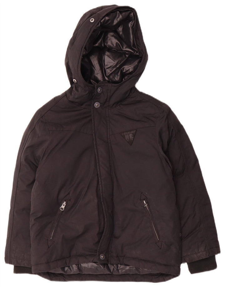 Casaco acolchoado com capuz Timberland Boys 7-8 anos preto poliamida