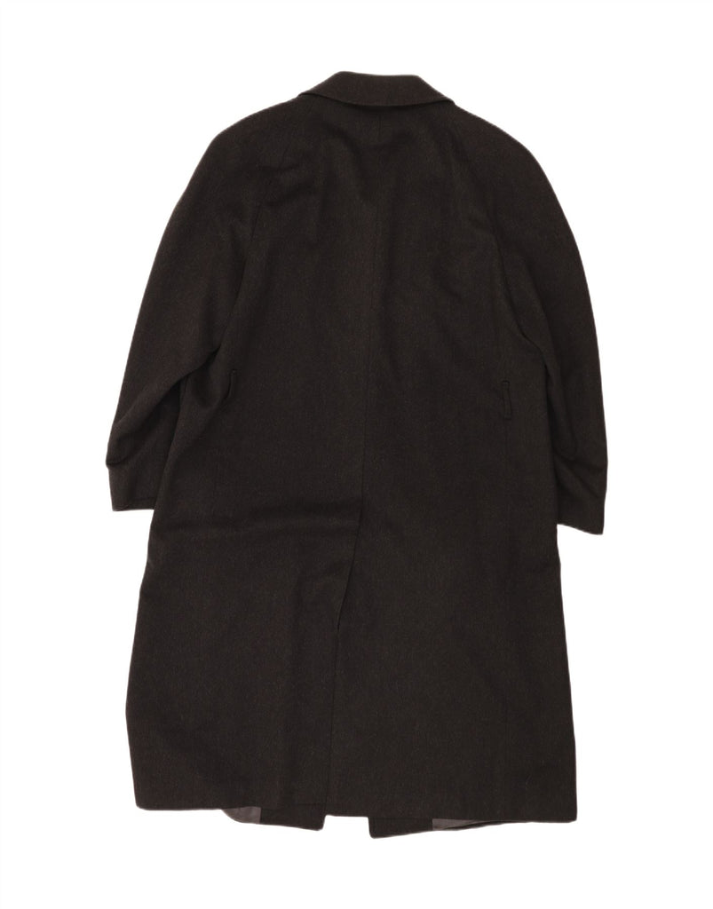 ERMENEGILDO ZEGNA Mens Overcoat UK 42 XL Grey Cashmere Vintage Ermenegildo Zegna and Second-Hand Ermenegildo Zegna from Messina Hembry 