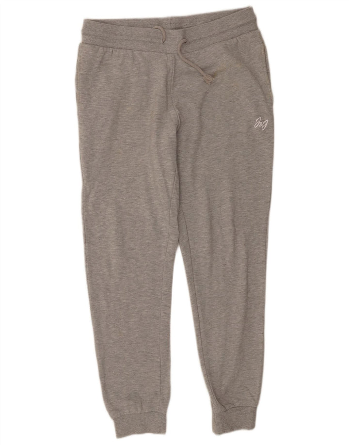 Calça de treino masculina Jack & Jones Joggers cinza médio algodão manchado