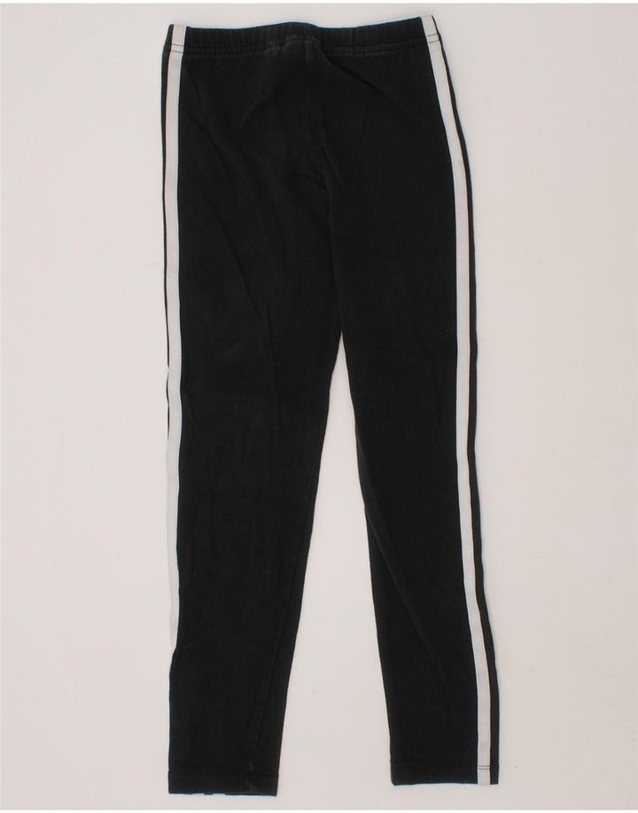 ADIDAS Girls Leggings 7-8 Years  Black Cotton Vintage Adidas and Second-Hand Adidas from Messina Hembry 